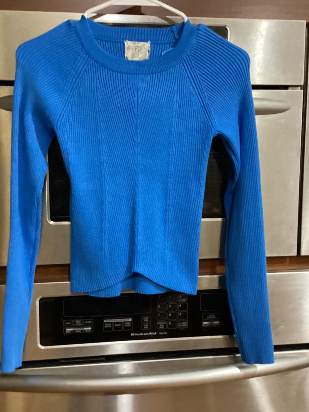 Hippie Rose Blue Sweater Junior size small